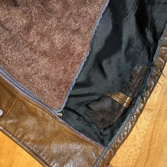 Cooper Vintage Brown Leather Jacket - Picture 4 of 8